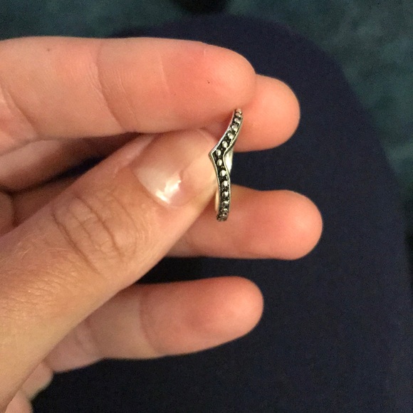 Vintage Hipster Sterling Silver Ring/Toe Ring - Picture 2 of 2